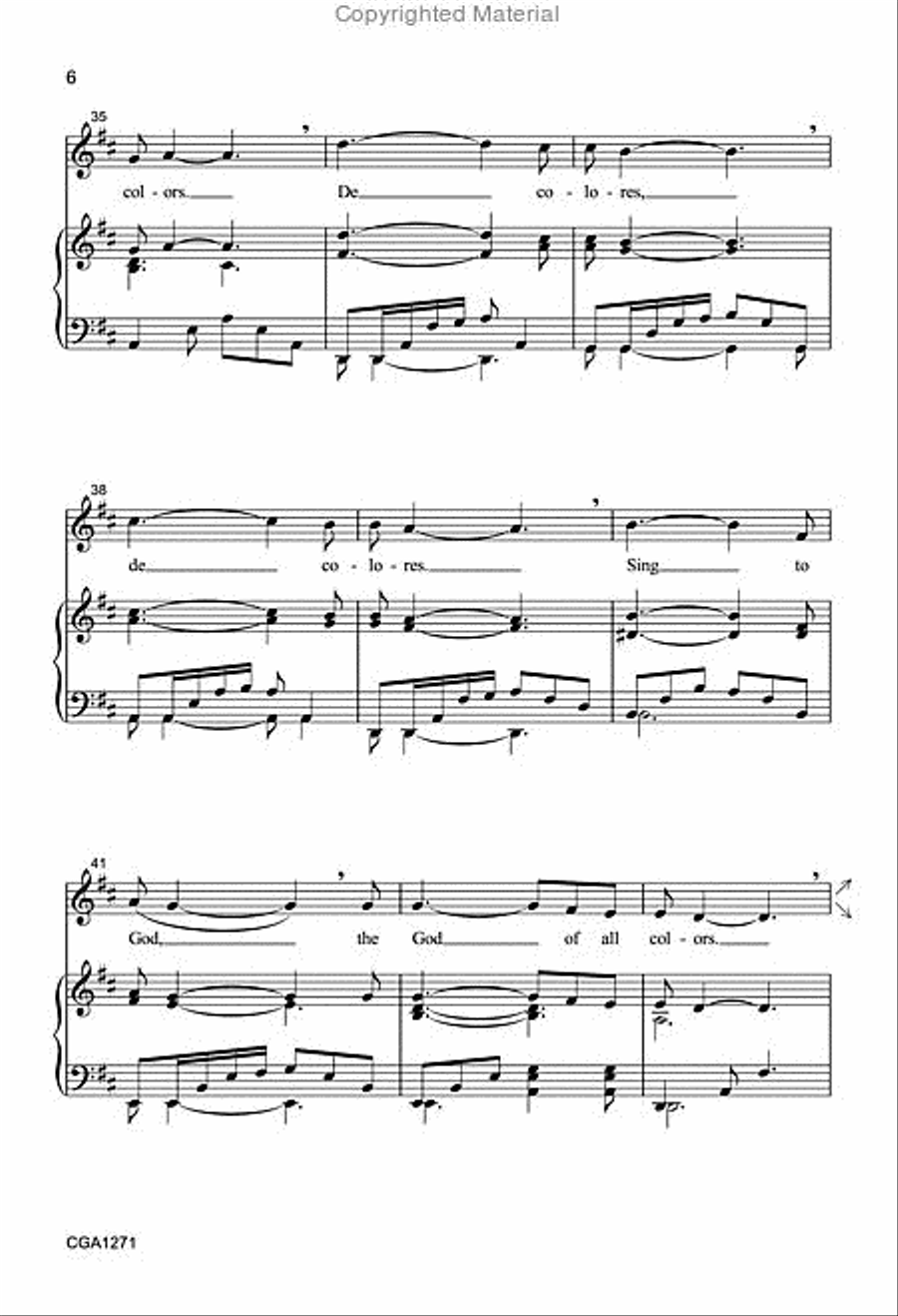 Sing of Colors 2-Part scores gallery preview page 5