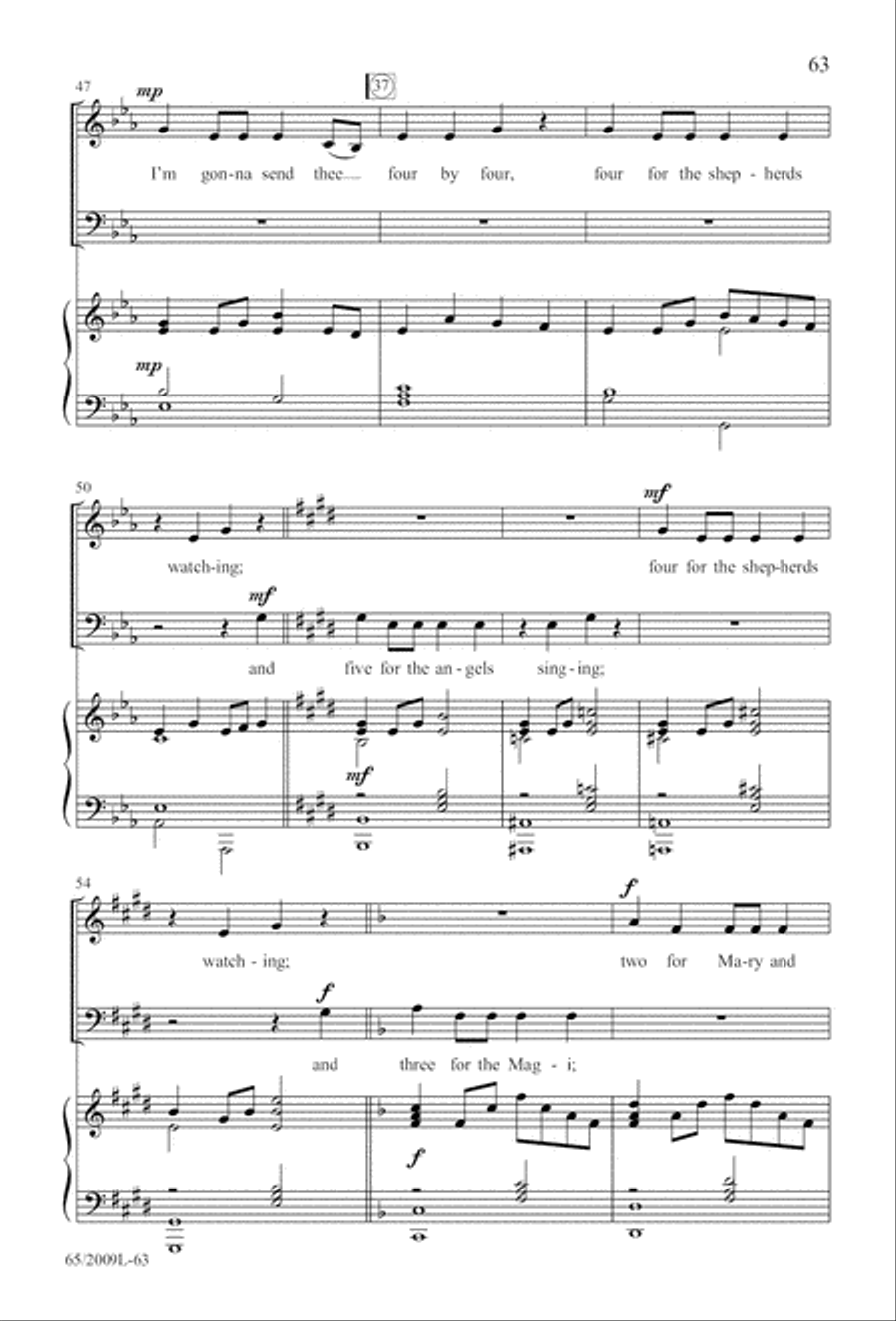 Rise Up! A New Light A-Comin’ 4-Part scores gallery preview page 64