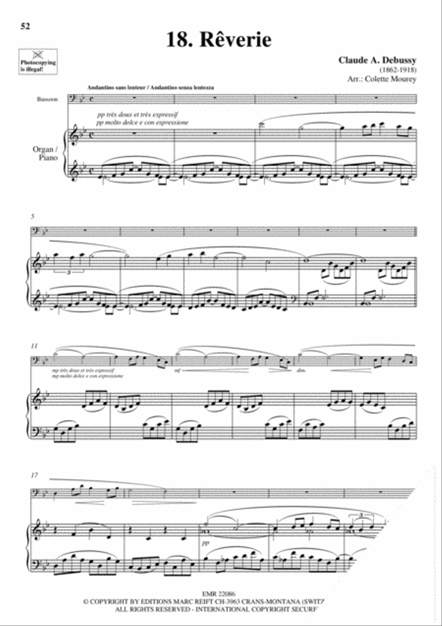 20 Greatest Meditations Bassoon Solo scores gallery preview page 20