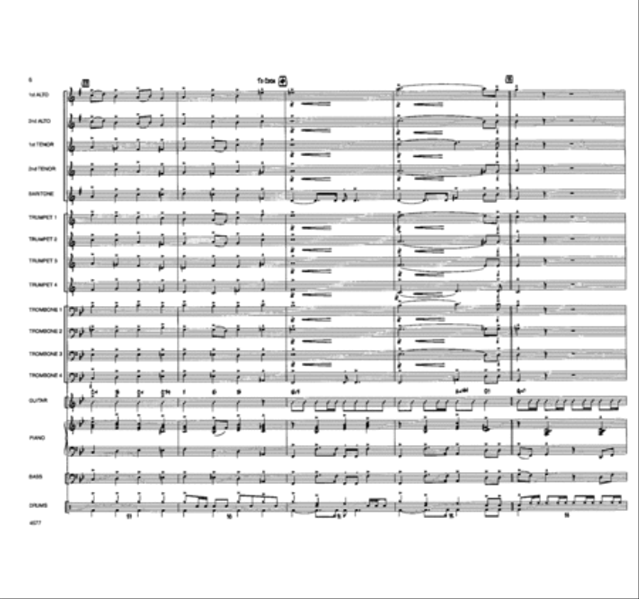 O Come, All Ye Faithful Jazz Ensemble scores gallery preview page 7