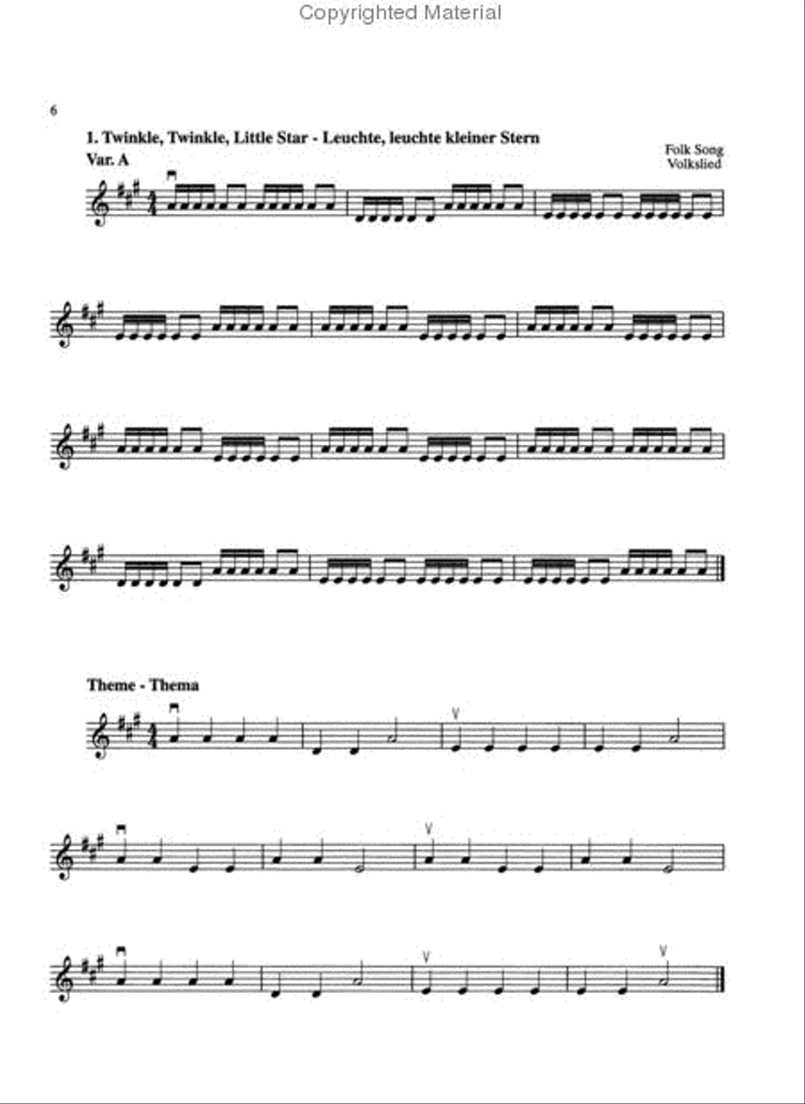 My Trio Book (Mein Trio-Buch) (Suzuki Violin Volumes 1-2 arranged for three violins) Small Ensemble scores gallery preview page 2