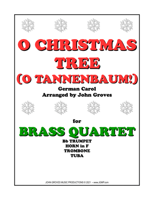 Book cover for O Christmas Tree (O Tannenbaum!) - Brass Quartet