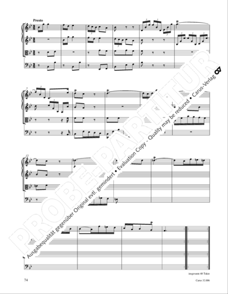 Gesamtausgabe Band 6 (Orchestermusik III: Sinfonien) Orchestra scores gallery preview page 91