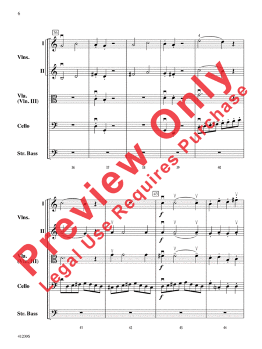 Allegro Molto String Orchestra scores gallery preview page 7