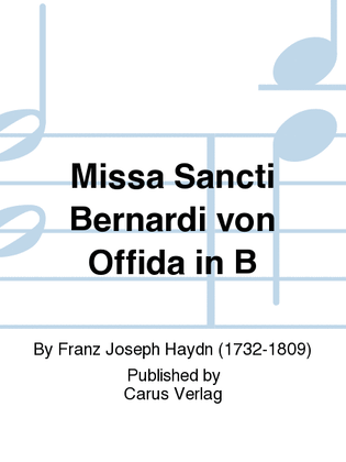 Missa Sancti Bernardi von Offida in B