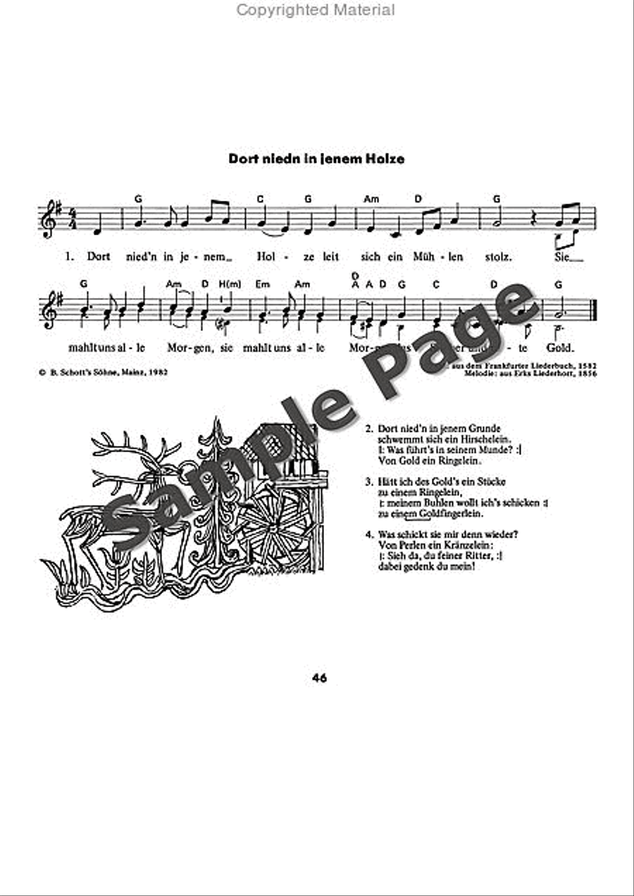 Es tonen die Lieder Recorder scores gallery preview page 47