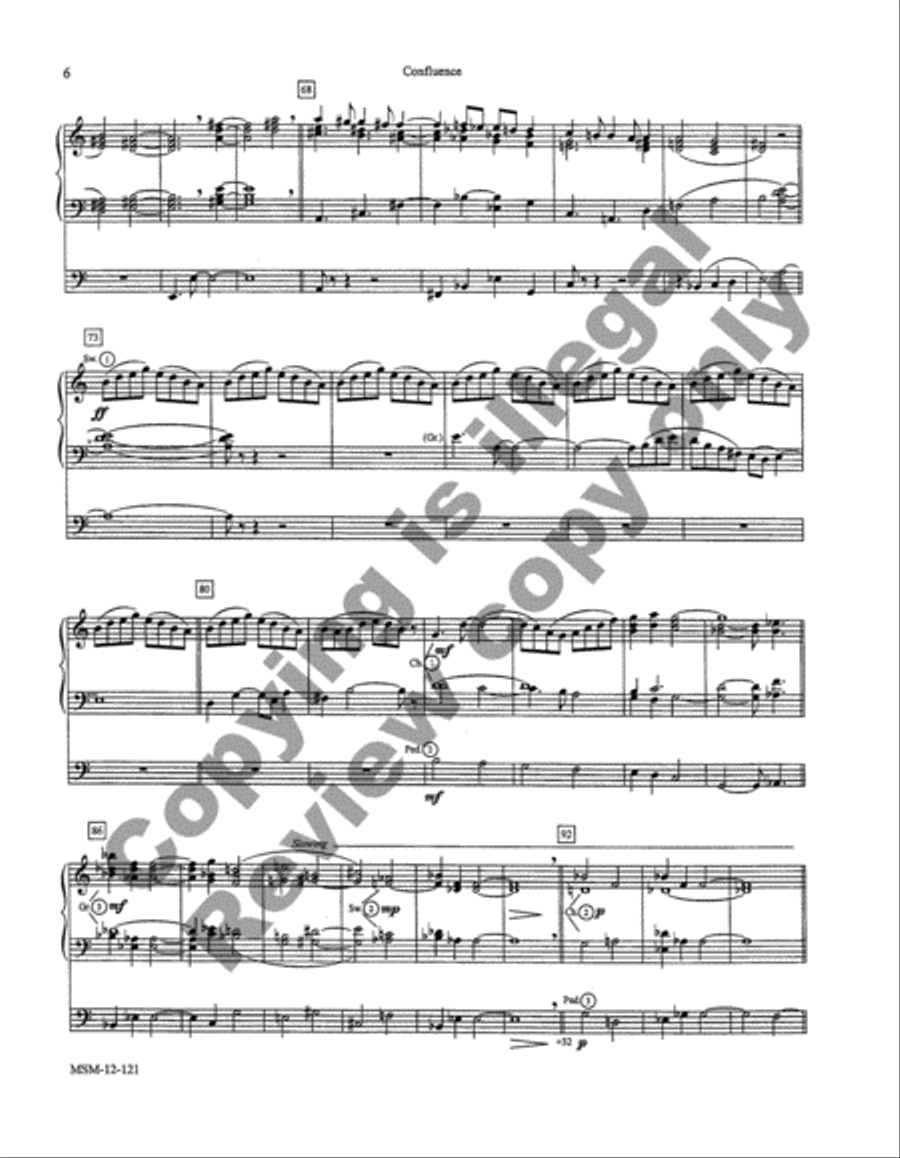 Confluence Organ scores gallery preview page 6