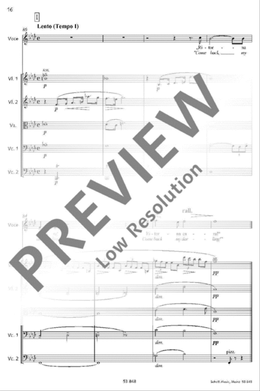 Il richiamo Cello scores gallery preview page 15