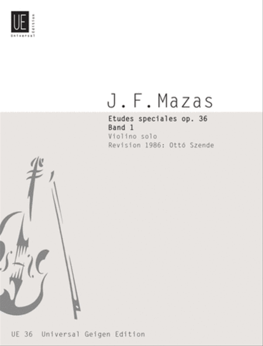 Etudes Speciales Violin Solo scores gallery preview page 1