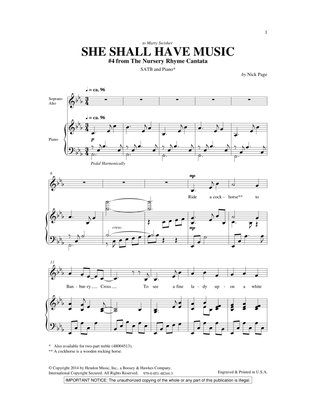 Book cover for She Shall Have Music