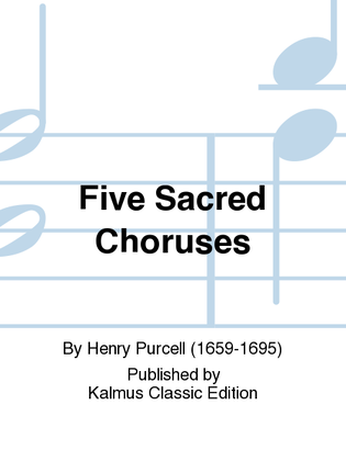 Book cover for Five Sacred Choruses