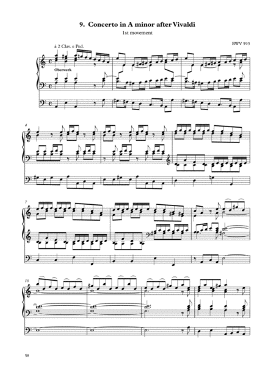 Oxford Bach Books for Organ: Manuals and Pedals, Book 3 Organ scores gallery preview page 10