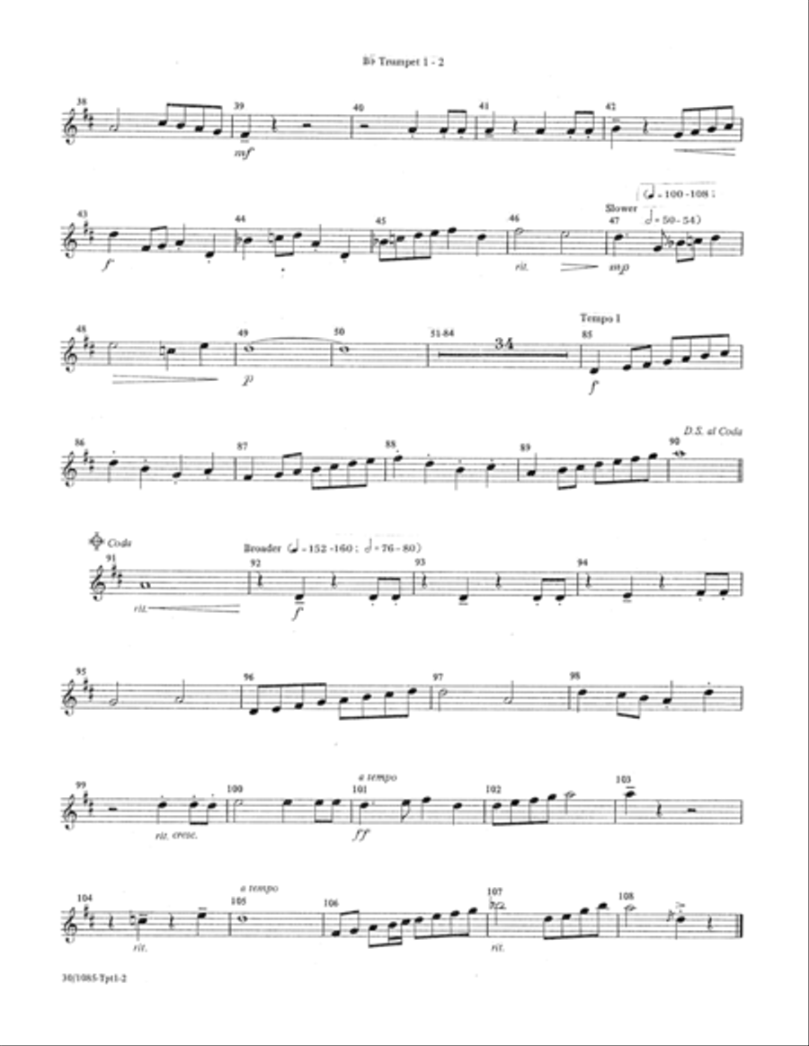 Festival - Instrumental Parts for Brass and Timpani Score scores gallery preview page 4