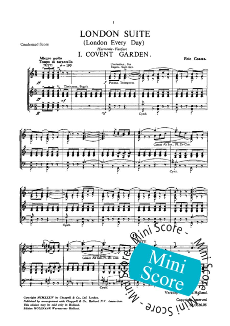 London Suite Concert Band scores gallery preview page 5