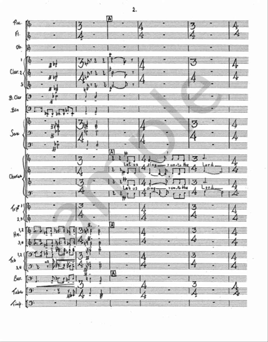 A Proclamation Choir scores gallery preview page 5