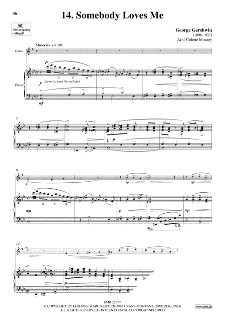 Gershwin 20 Greatest Hits Voice Solo scores gallery preview page 16