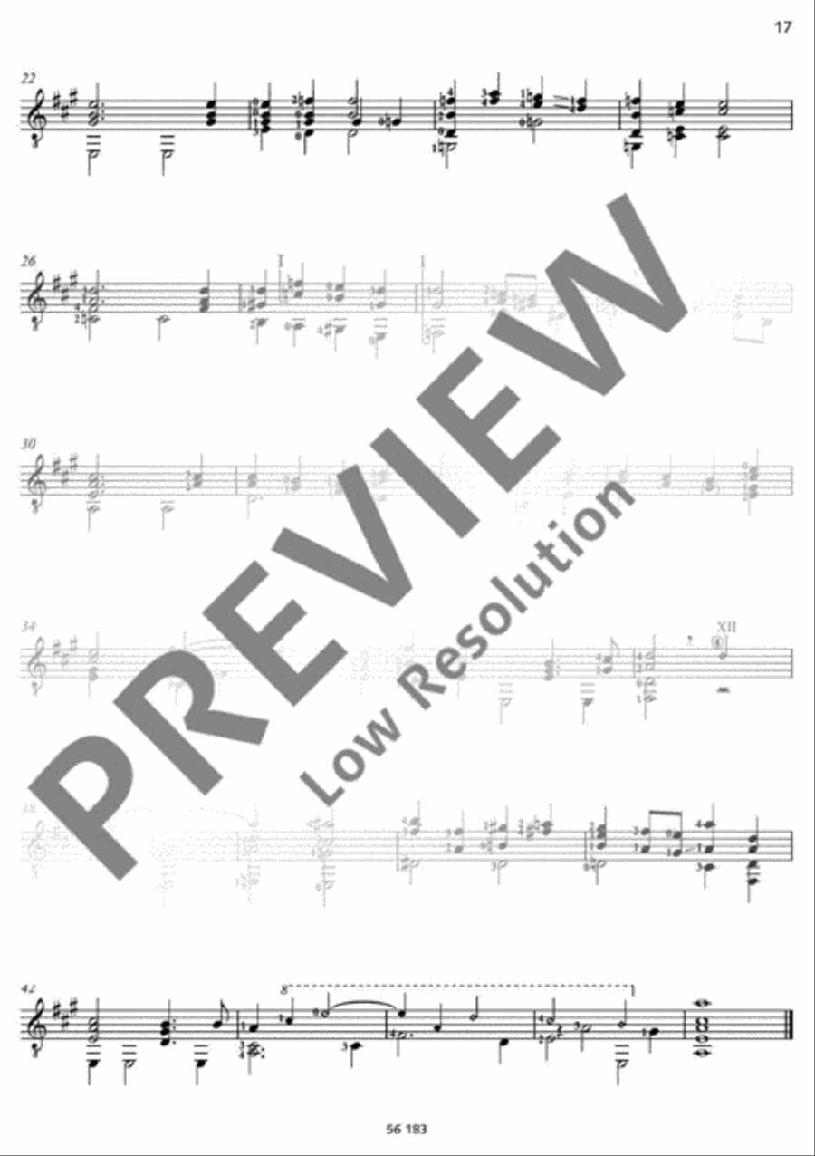Mozart for Guitar Mozart for Guitar Classical Guitar scores gallery preview page 18