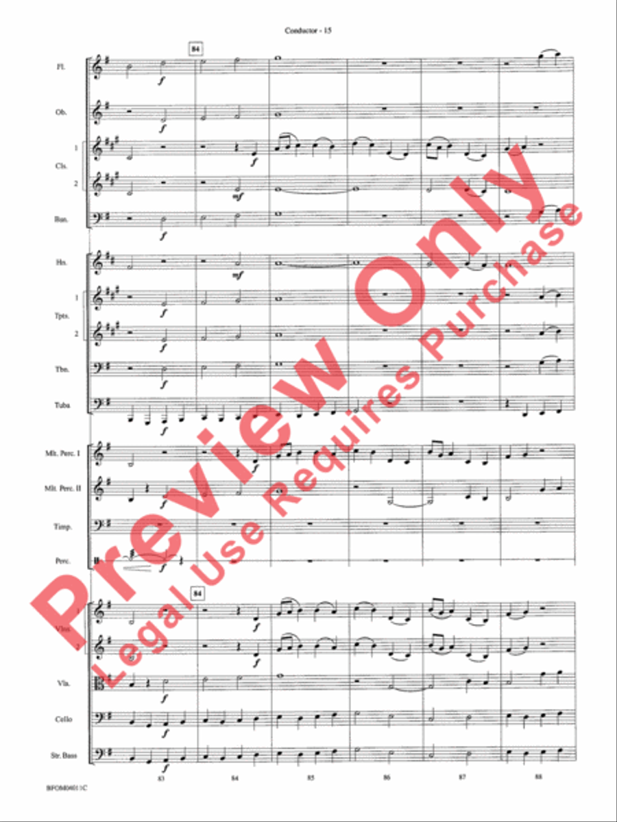 Sleepers Wake (More of the Best of Bach) Full Orchestra scores gallery preview page 17