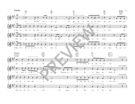 Cantemos al Señor / Let Us Sing to the Lord - Guitar edition
