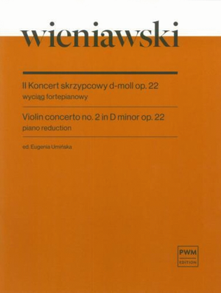 Book cover for Concerto No. 2 For Violin In Dminor