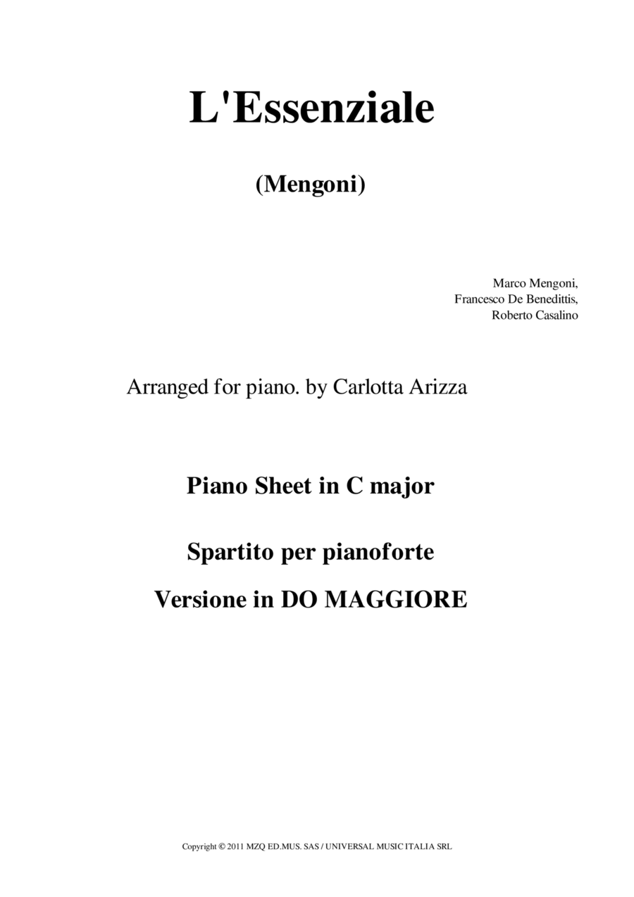 L'essenziale Voice scores gallery preview page 1