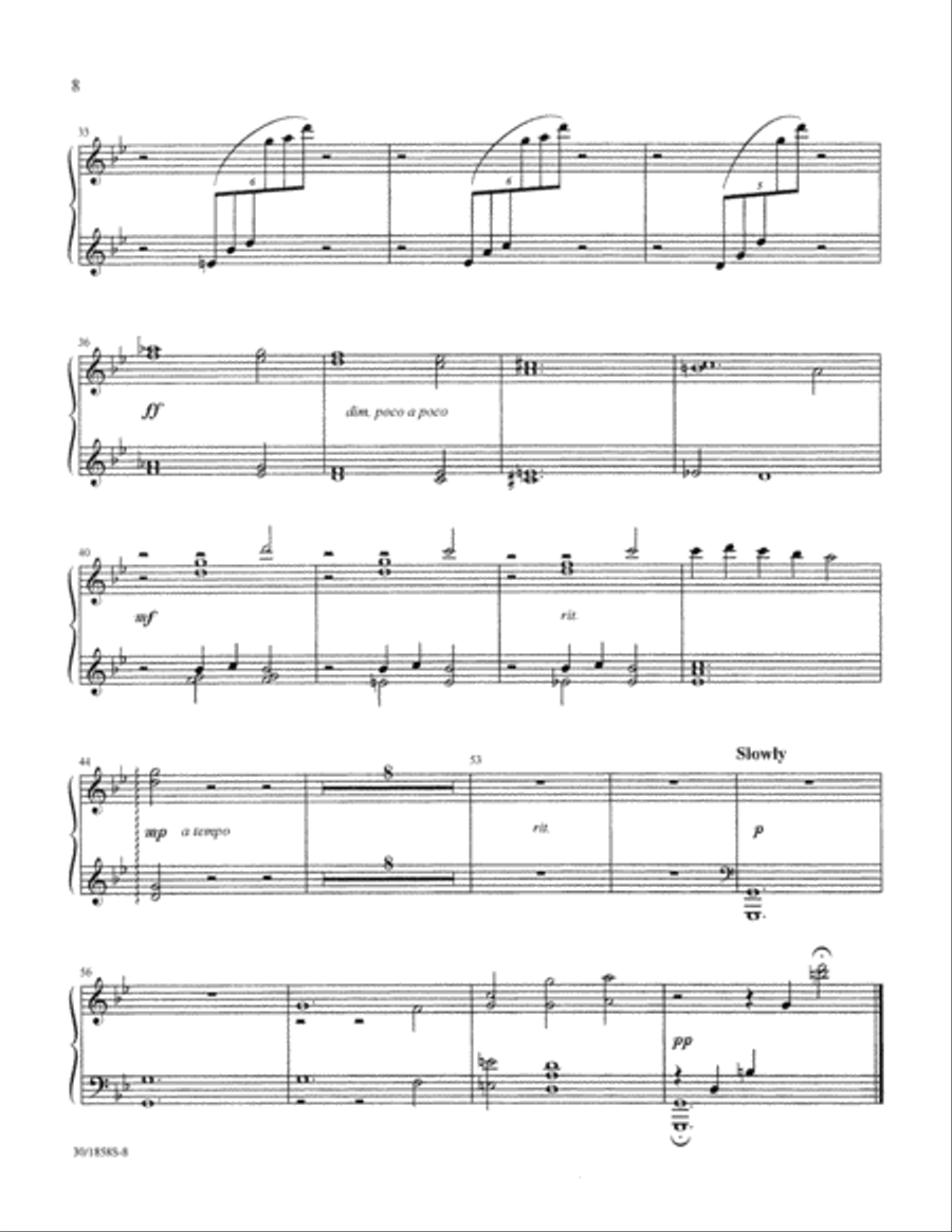 Glad Tidings of Great Joy - Harp Part Choir scores gallery preview page 10