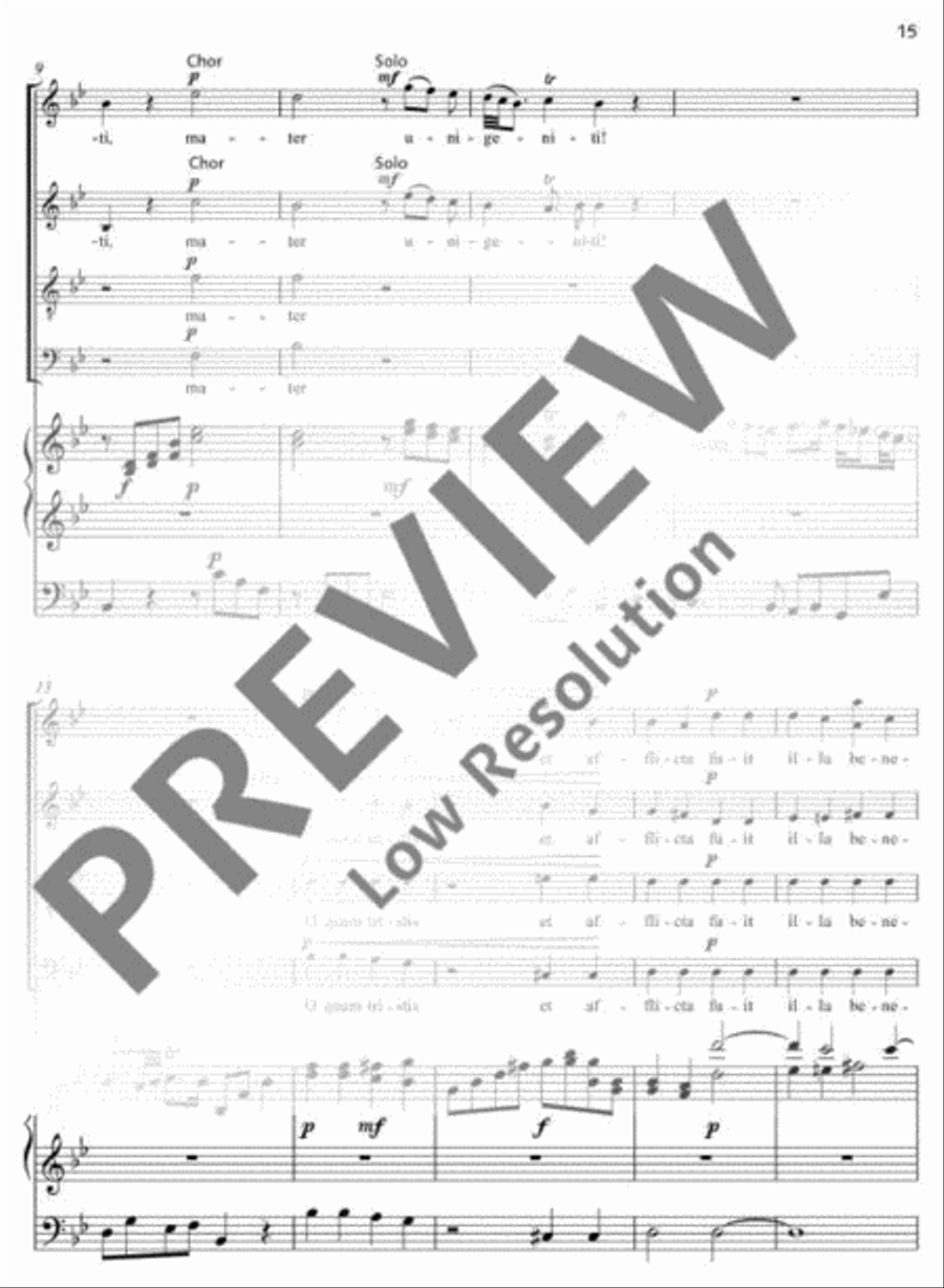Stabat Mater SA scores gallery preview page 16