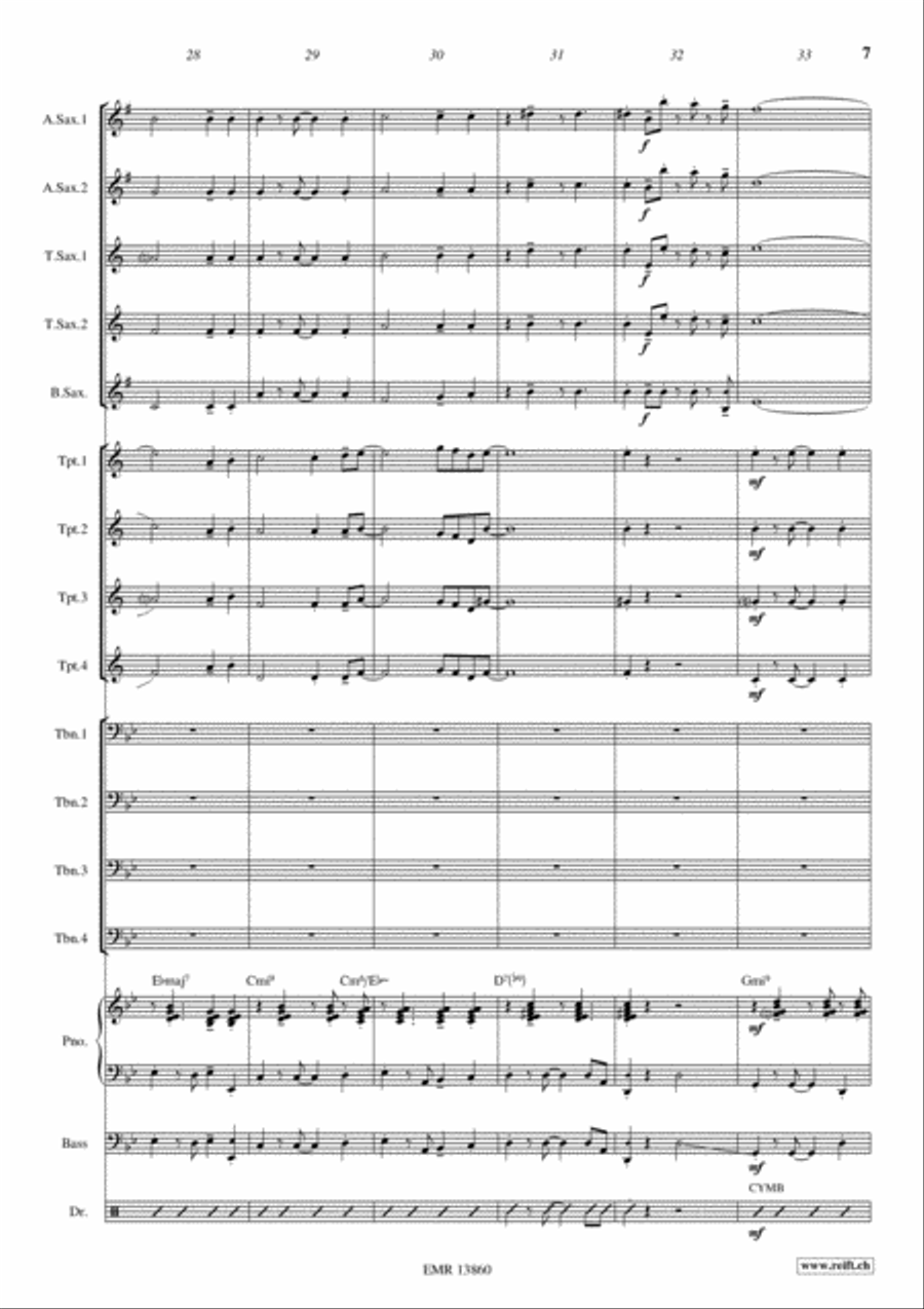 Zodiac Zodiac Big Band scores gallery preview page 8