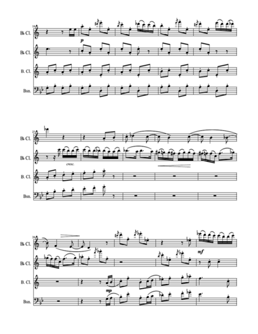 Prelude No. 8 for woodwind trio