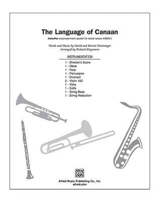 Book cover for The Language of Canaan