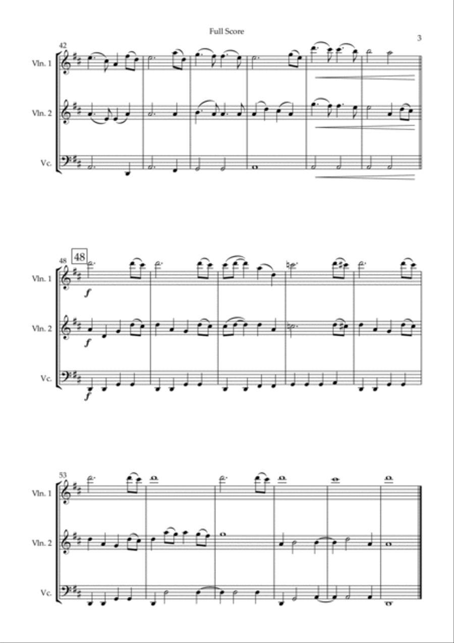 Jurassic Park Iii Jurassic Park Iii String Trio scores gallery preview page 3