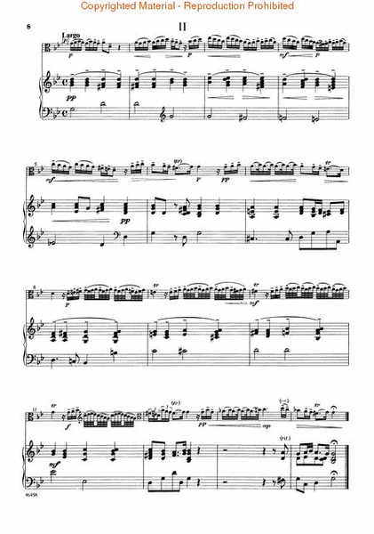 Viola Concerto In D Minor, Op. 3, No. 6 - Viola/Piano