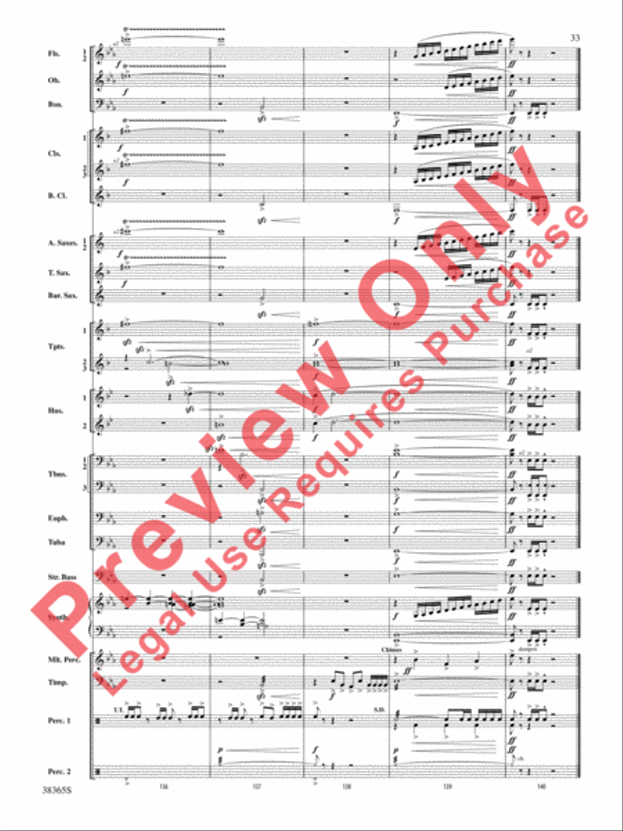 Crossroads to the Future Crossroads to the Future Concert Band scores gallery preview page 34