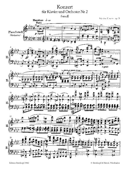 Piano Concerto No. 2 in F minor Op. 21