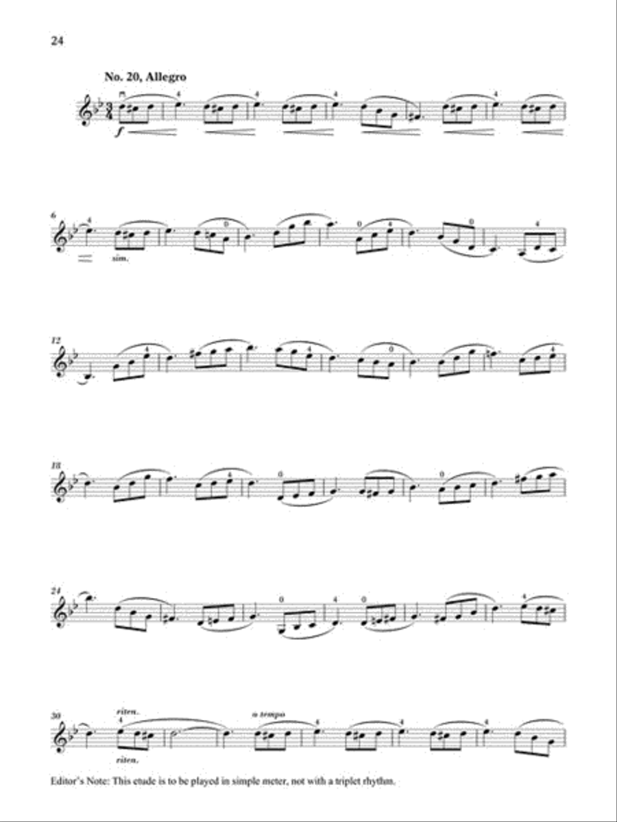 Studies, Op. 45 - Book I String Duet scores gallery preview page 12