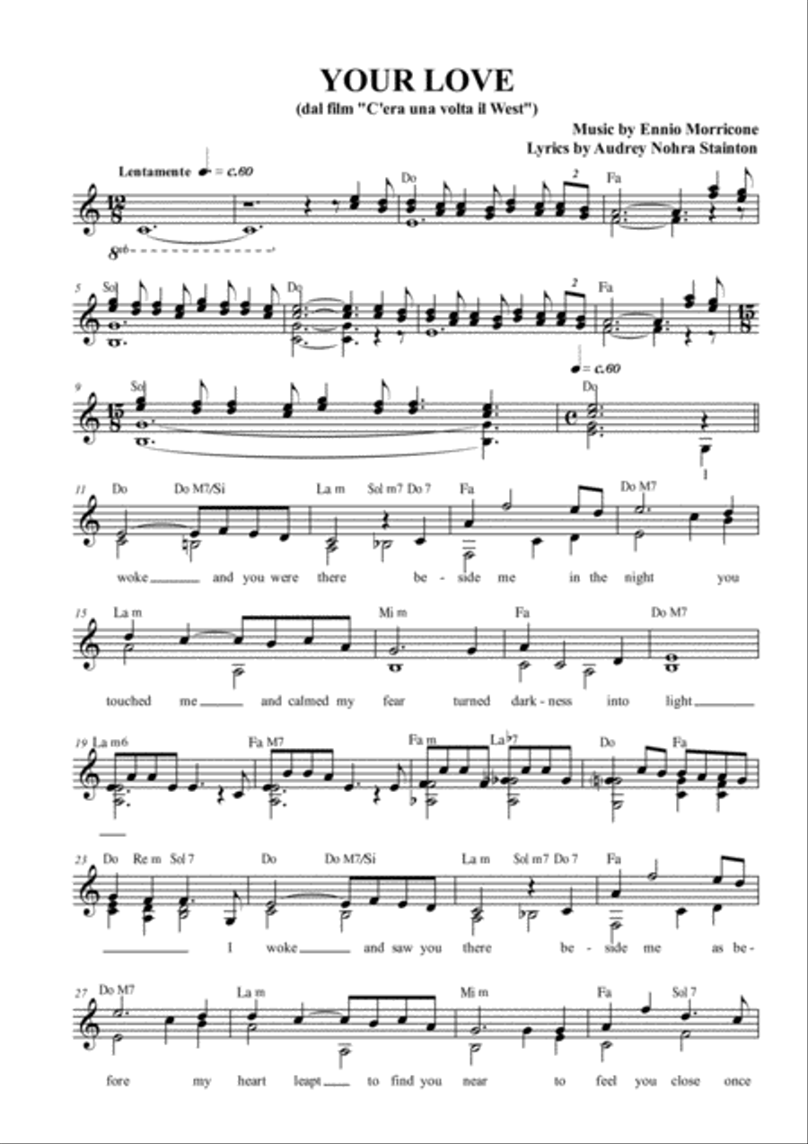 Once Upon A Time In The West Once Upon A Time In The West Small Ensemble scores gallery preview page 1