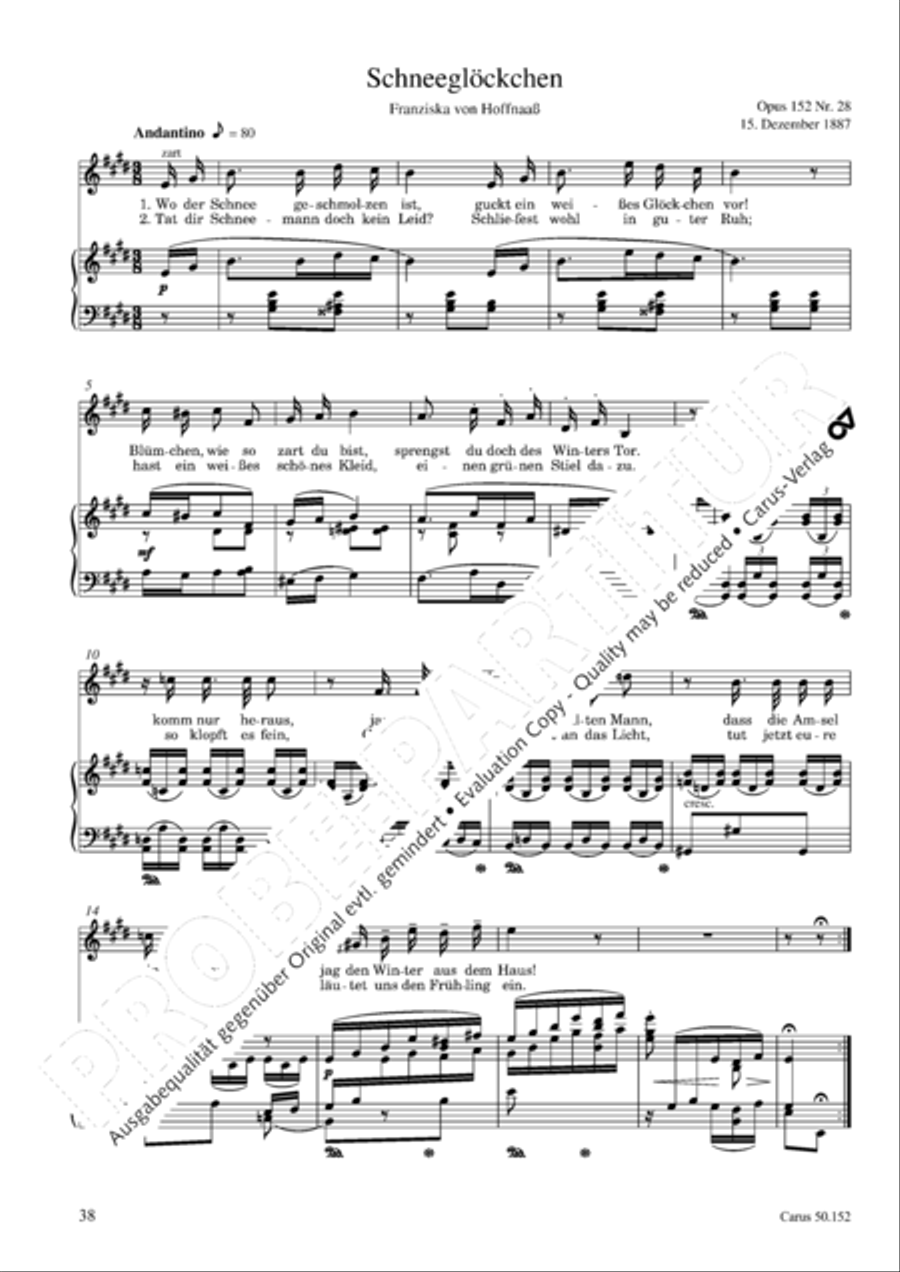 Liederbuch fur Kinder op. 152 Choir scores gallery preview page 39