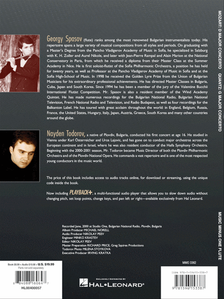Mozart – Flute Concerto No. 2 in D Major, K. 314; Quantz – Flute Concerto in G Major Flute Solo scores gallery preview page 5