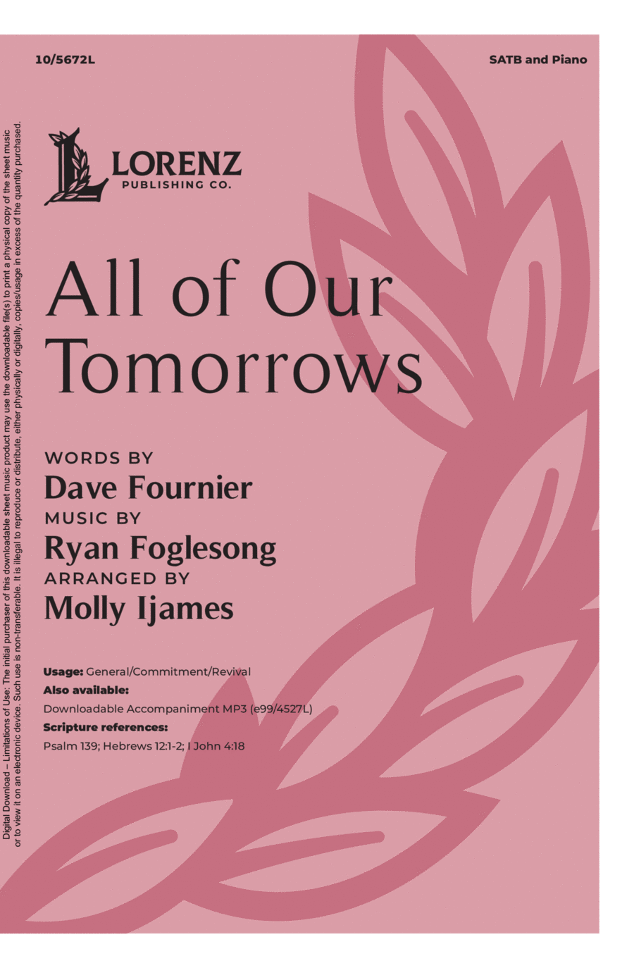 All of Our Tomorrows All of Our Tomorrows 4-Part scores gallery preview page 1