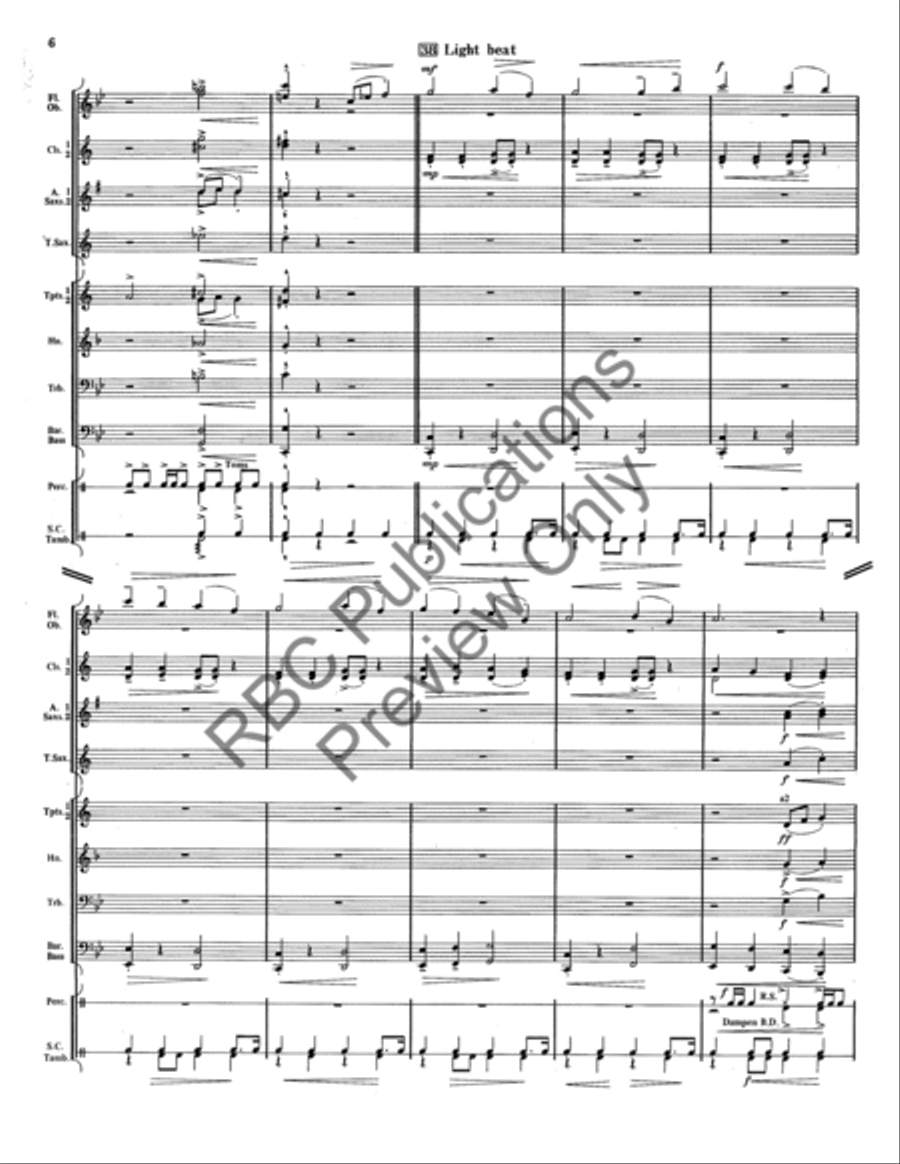 Hard Hat Rock Concert Band scores gallery preview page 7