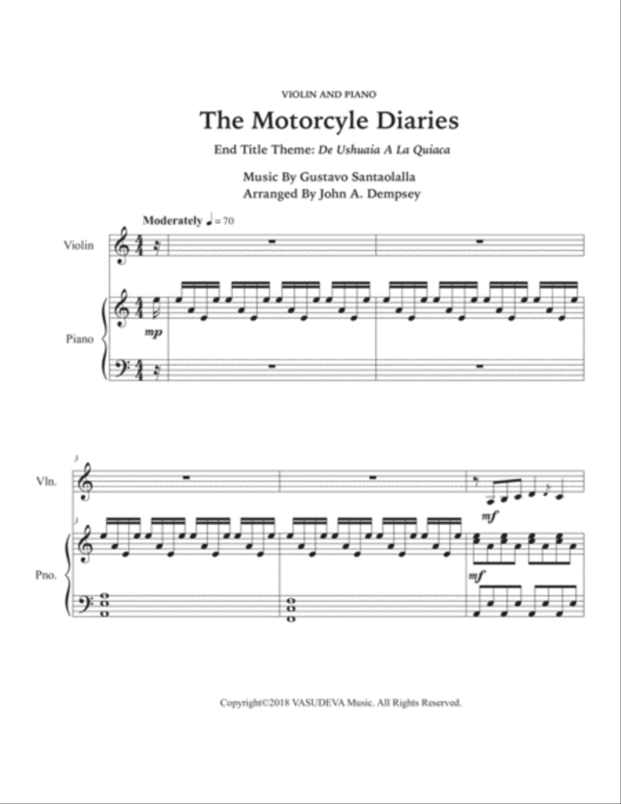 De Ushuaia A La Quica Violin Solo scores gallery preview page 5