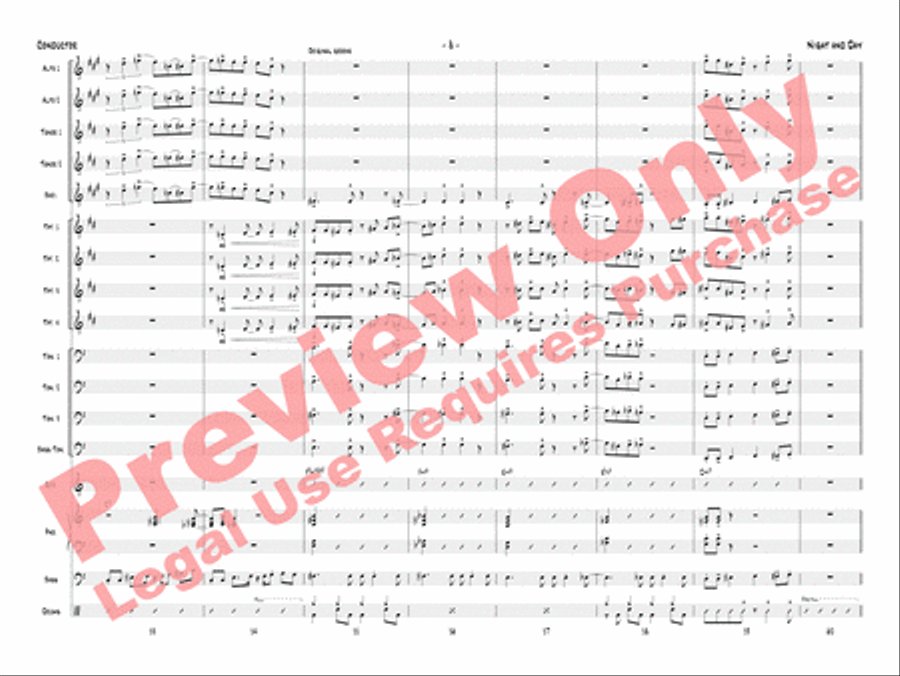 Night and Day Night and Day Jazz Ensemble scores gallery preview page 11