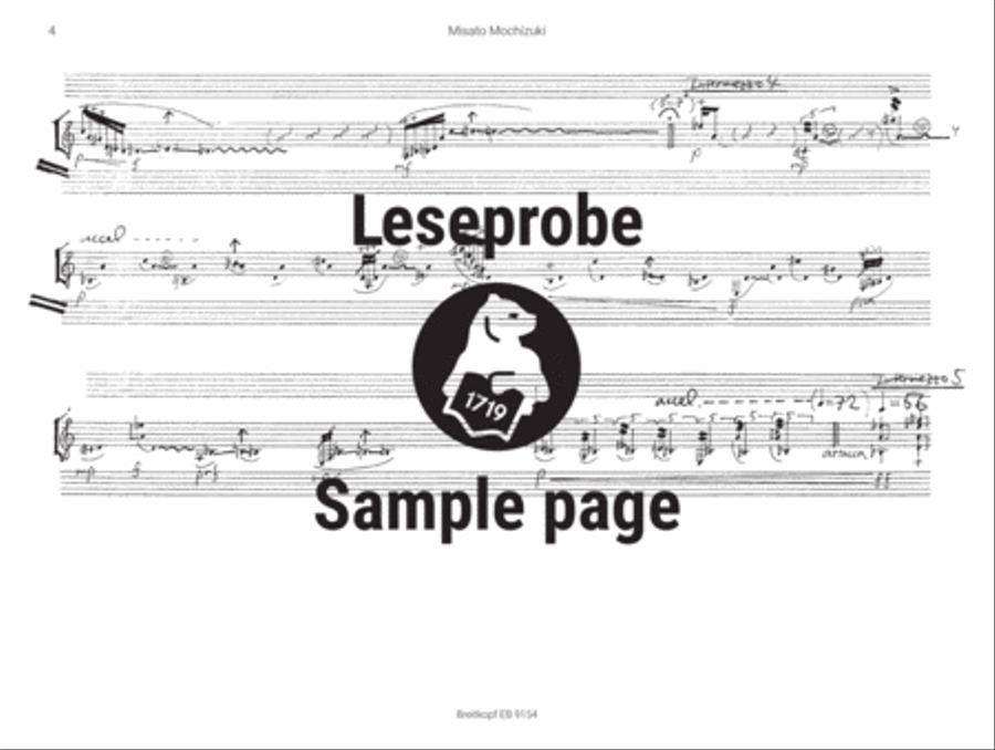 Intermezzi II Harp scores gallery preview page 5