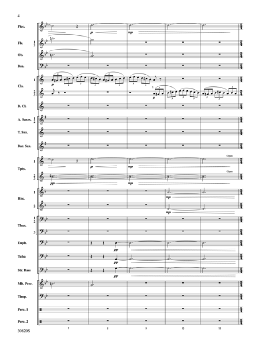 Harry Potter and the Half-Blood Prince, Suite from Concert Band scores gallery preview page 3