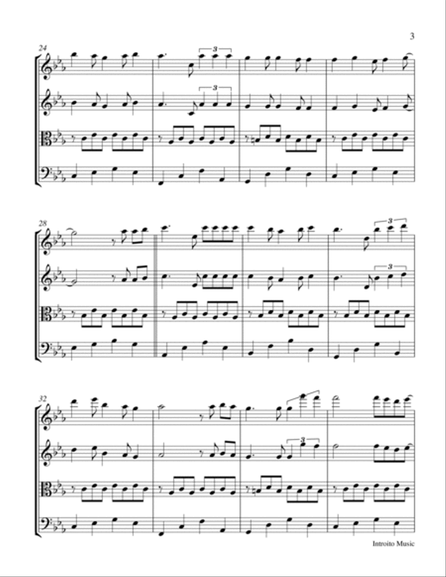 Dragon Ball Gt String Quartet scores gallery preview page 3