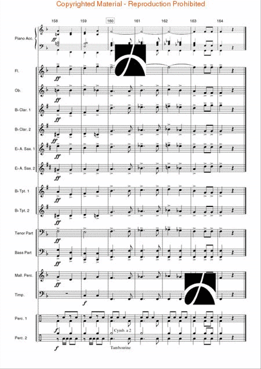 Spanish Overture Concert Band scores gallery preview page 30