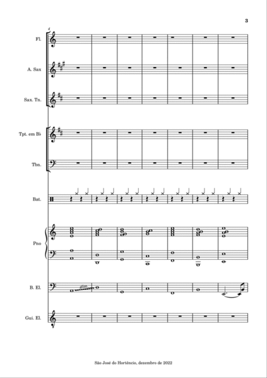 I Will Survive Concert Band scores gallery preview page 3