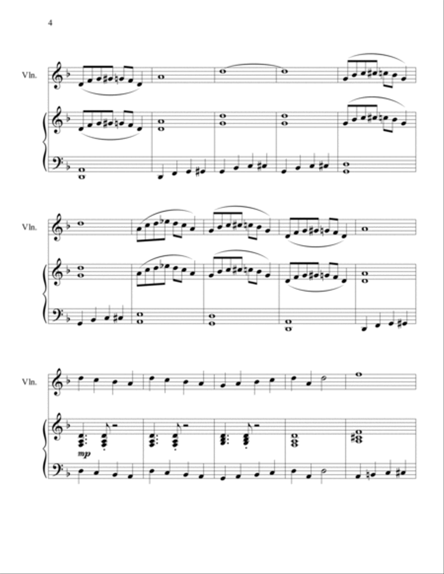 Jazz Duets for Piano and Violin String Duet scores gallery preview page 4