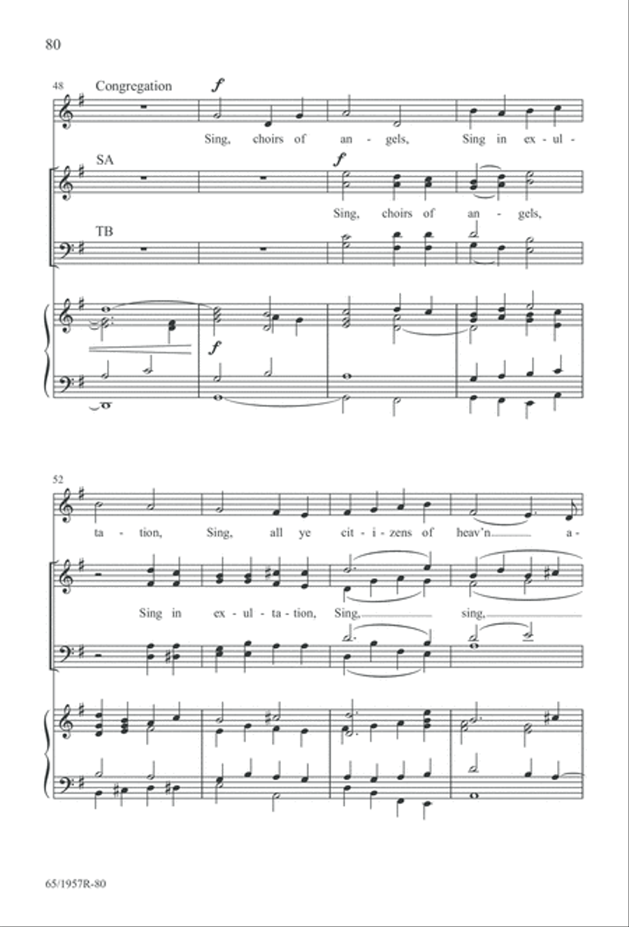 Festival of Lessons and Carols 4-Part scores gallery preview page 81