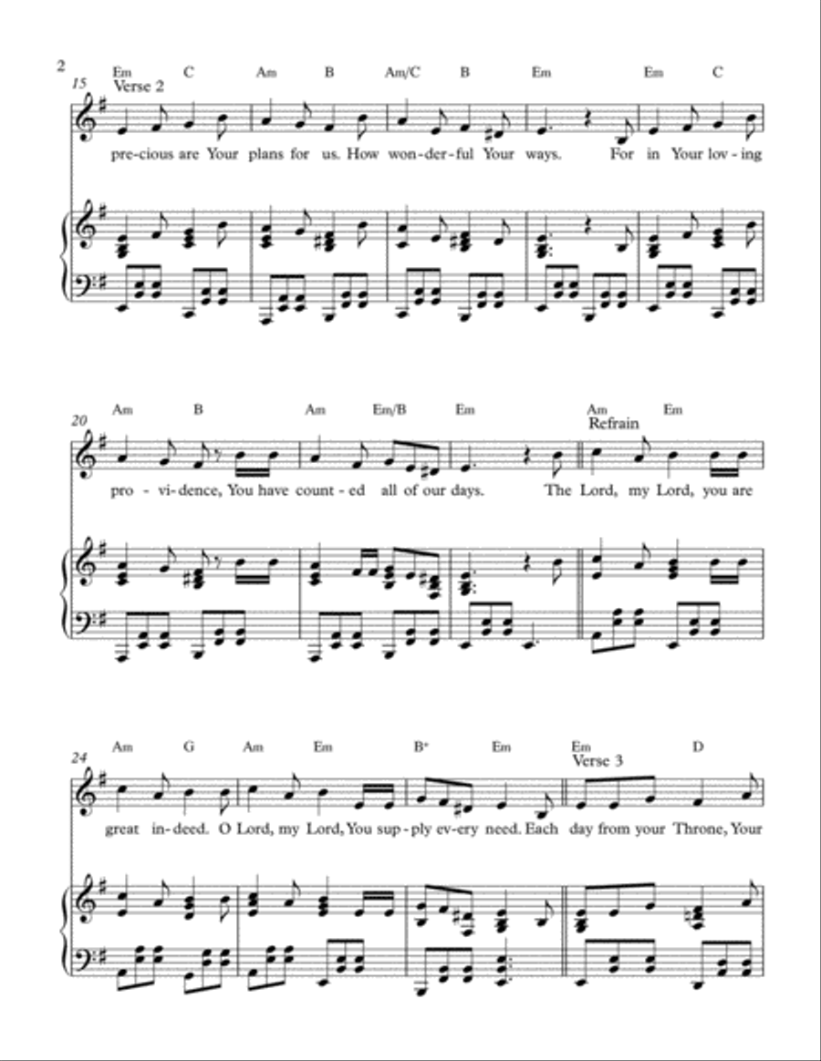 Providence Song Providence Song Choir scores gallery preview page 2